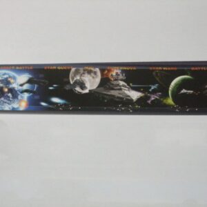 AsCr digi behangrand space heelal xxl zwart grijs