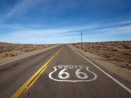 AsCr Fotowand XXL Route 66 snelweg+woestijn+tekst
