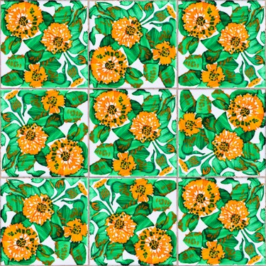 coordonné-tiles-daisy-tegeltjes-groen-geel-1