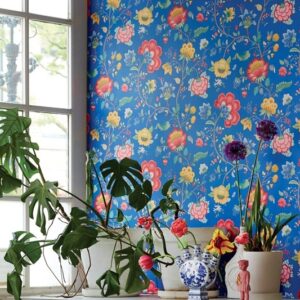 Eijf PIP 3 Floral Fantasy Darkblue bloemen multikleur