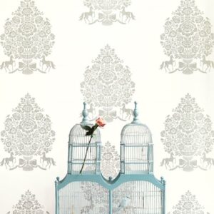 Eijf PIP 3 for President White bloem+paardjes wit bruin