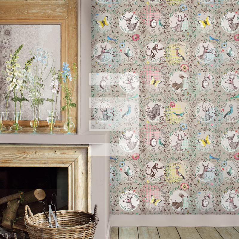 Eijf PIP 3 Fotowand Oh Dear bloem+vogels multikleur