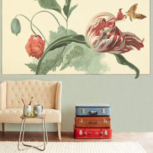 Eijffinger Masterpiece Wallpower Tulip and Poppy Sage