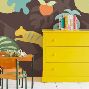 Eijffinger Mini Me Wallpower Tigers Black