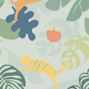 Eijffinger Mini Me Wallpower Tigers Green