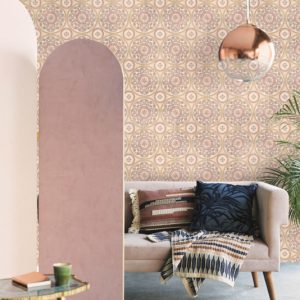 Eijffinger Wallpower Carmen Rosario Tiles Pink 392575