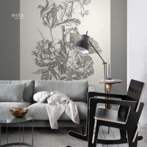 Esta Blush fotobehang met stilleven met bloemen 158887