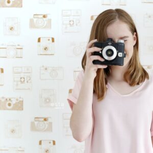 Esta Fab behang met Polaroid camera s 138842
