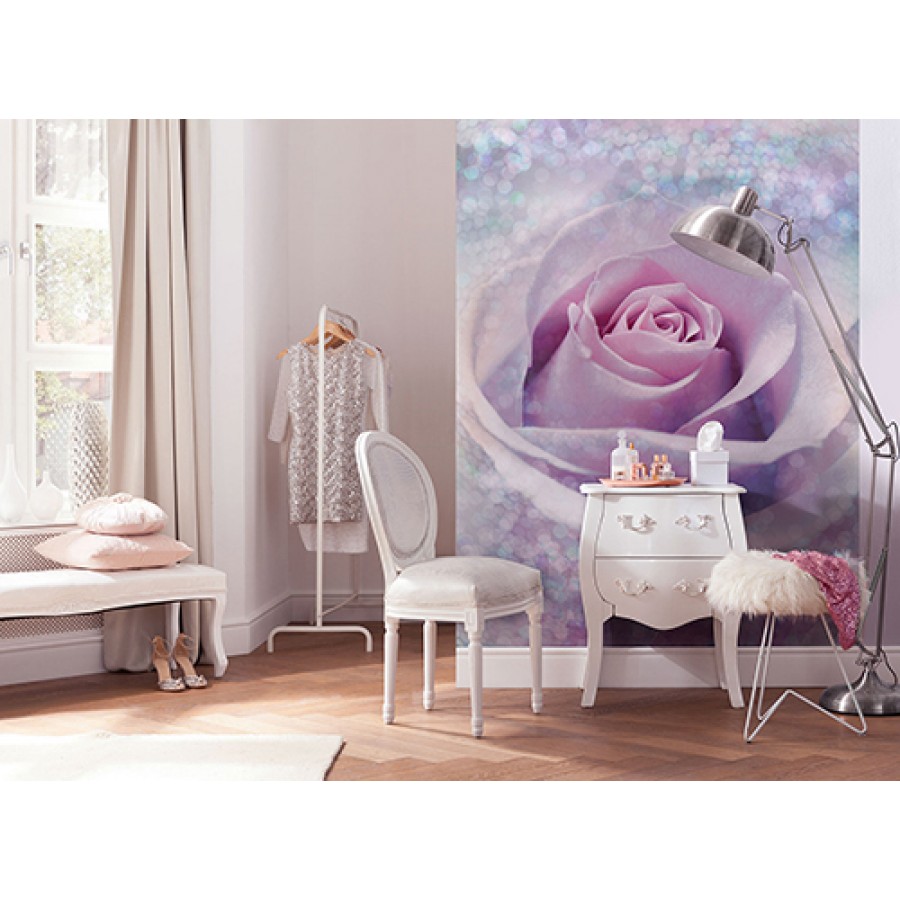 Flowers en Textures fotobehang Delicate Rose