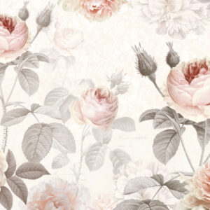 Flowers en Textures fotobehang La Maison