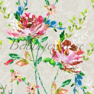 Fotobehang Color Choc met bloem INK6074