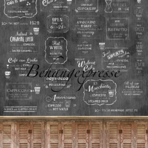 Fotobehang Color Choc met Coffee house INK6080