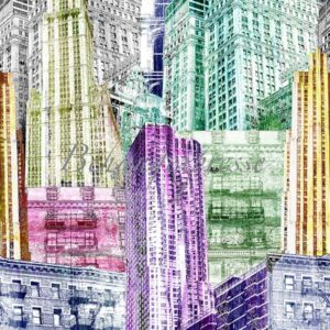 Fotobehang Color Choc New York INK6066