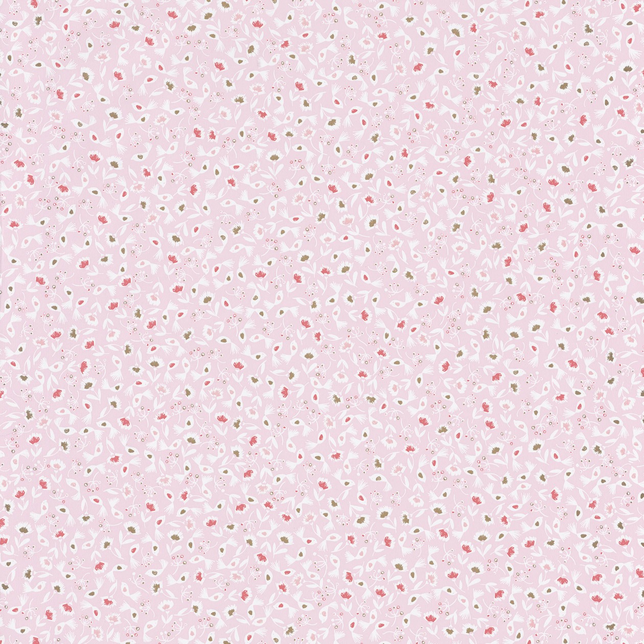 Girl Power behang met bloemetjes 100764121