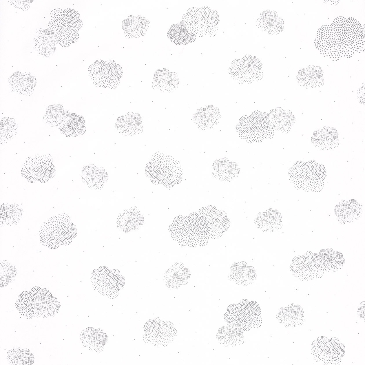 Girl Power behang met wolkjes