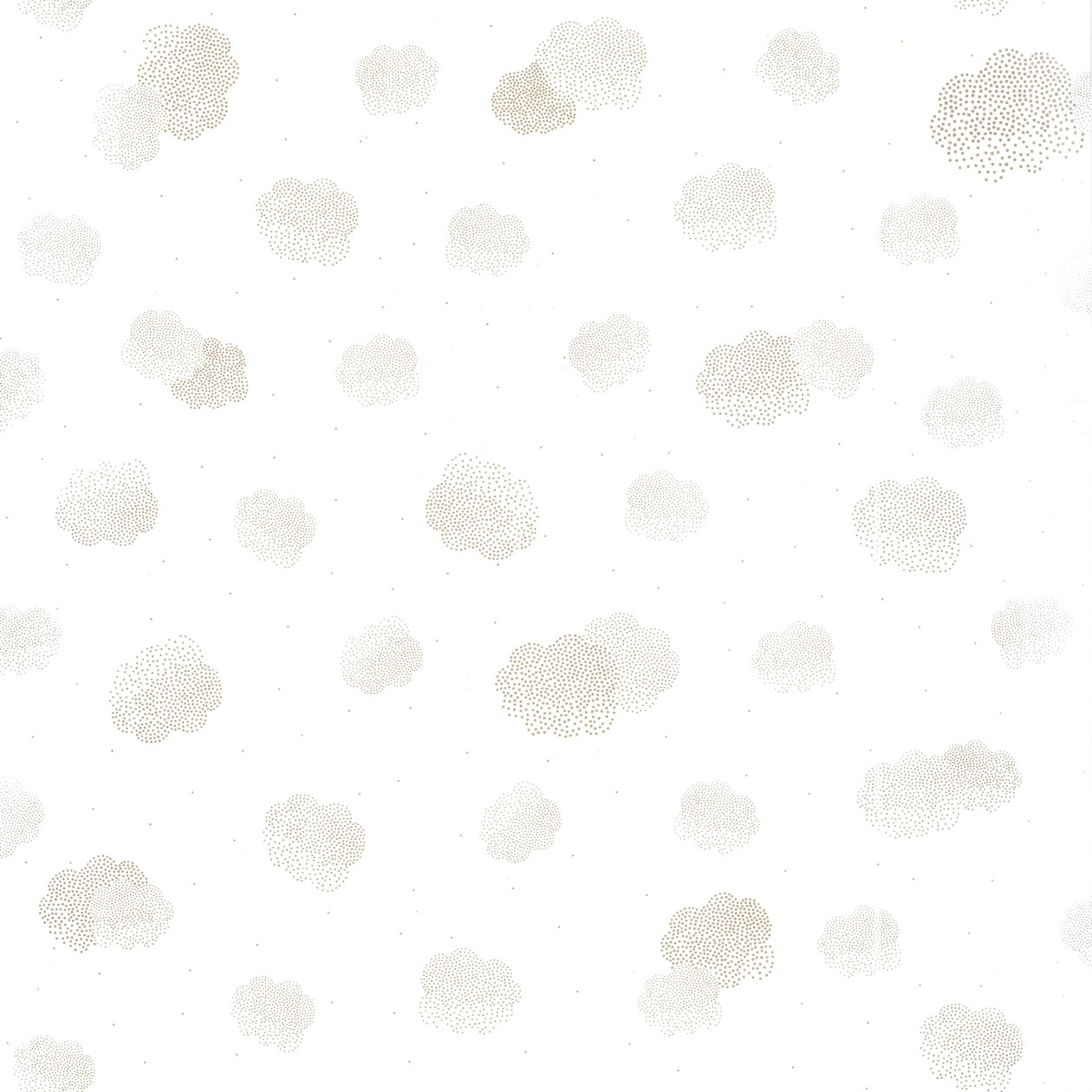 Girl Power behang met wolkjes