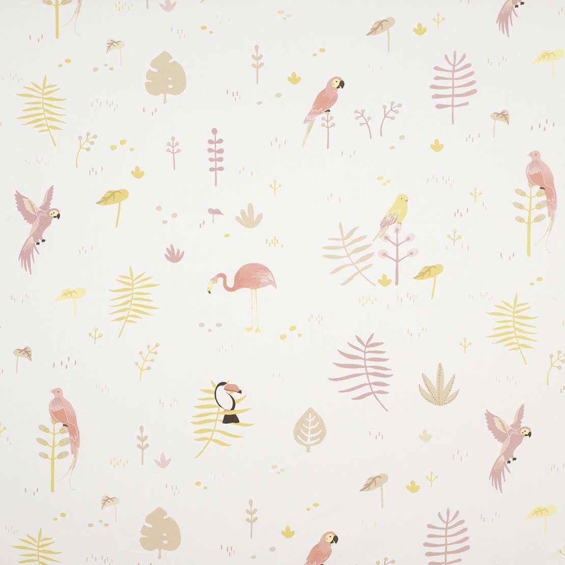 Happy dreams stof met vogeltjes