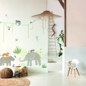 Happy Dreams Wandpaneel Jungel ,olifantje