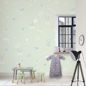 Kay&Liv  Fotobehang Galaxy Green INK 7033