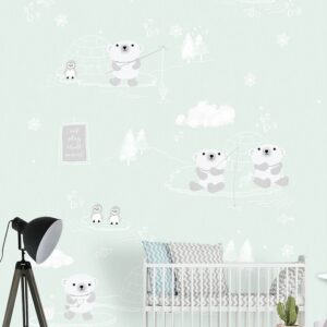 Kay&Liv Fotobehang Arctic Mint INK7038