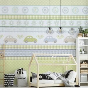 Kay&Liv Fotobehang Boys R Boys Green INK 7021