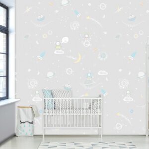 Kay&Liv Fotobehang Galaxy Grey INK 7032