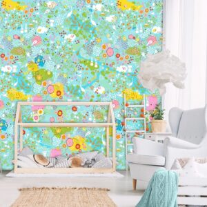 Kay&Liv Fotobehang Secret Garden Blue INK 7019