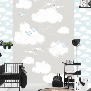 Kay&Liv Fotobehang Sweet Clouds Beige