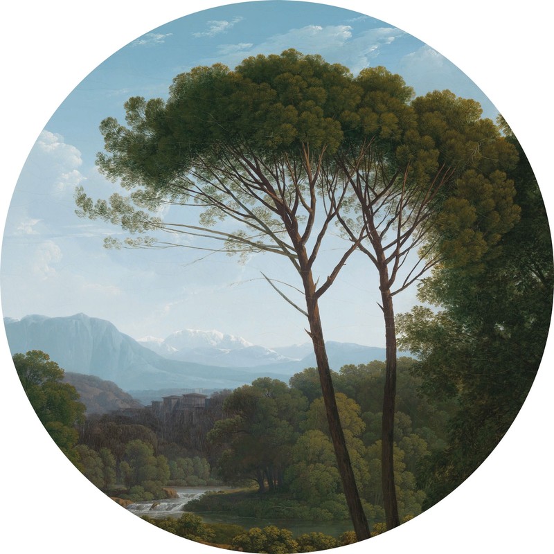 Kek behang Circle Landscape