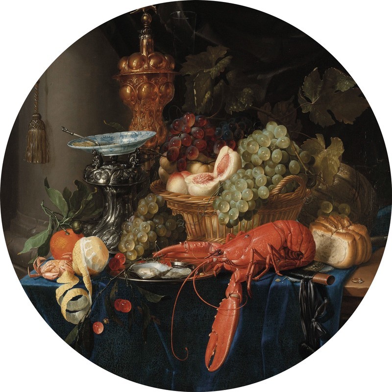 Kek behang circle Lobster