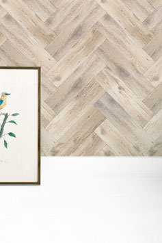 Kek behang Hout/visgraatdessin WP 370