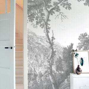 Kek fotobehang Engraved Landscapes