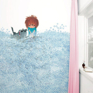 Kek fotobehang Fiep Westendorp Washing the Dog