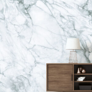 Kek Fotobehang Marmer Marble  wit grijs WP 558