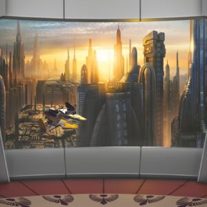 Komar fotowand Star Wars Coruscant View