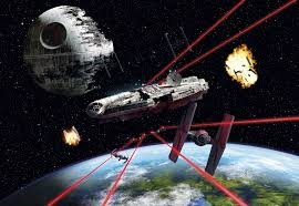 Komar fotowand Star Wars Millennium Falcon