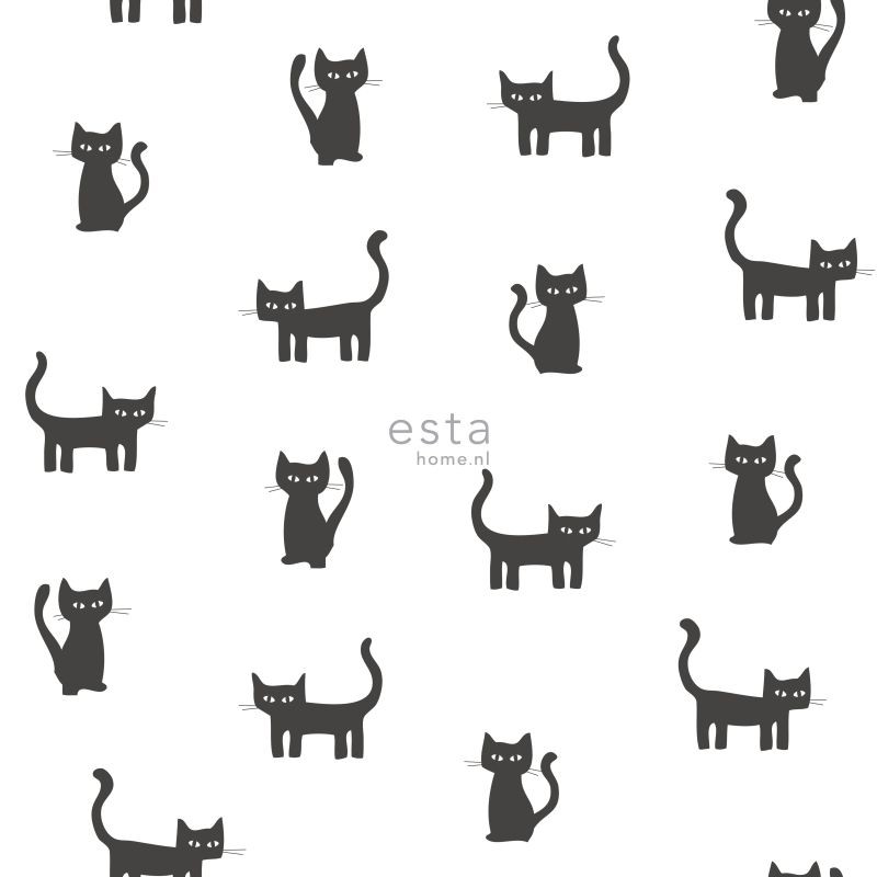 Esta Little Bandits behang met Poesjes 138928