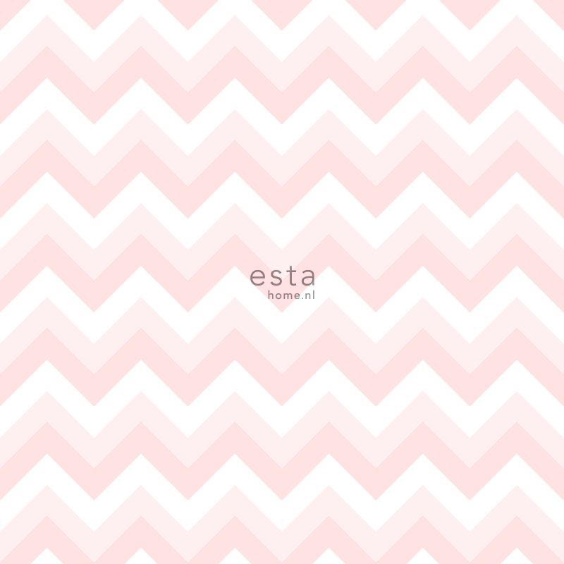 Esta Little Bandits behang zigzag dessin 128857