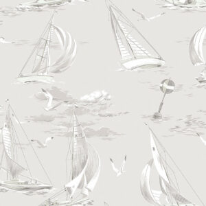 Marstrand behang met Zeilboten 8855
