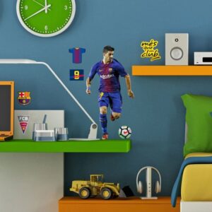 Muursticker FC Barcelona Suarez