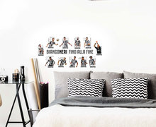 Muursticker Juventus 11 spelers