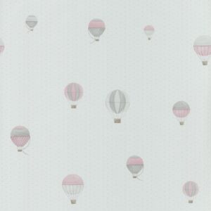 My Little World behang met Luchtballonnen roze