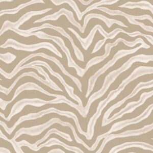 Natural Faux behang met Zebralookdessin G67493