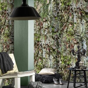 New Materials Fotobehang met stenen en mos INK 7074