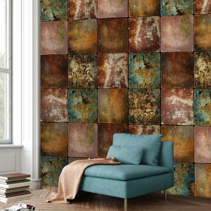 New Materials Fotobehang Roestblokken INK 7086