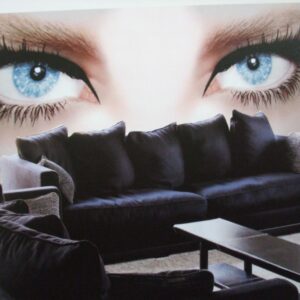 Noordwand fotowand div. Blue Eyes gezicht