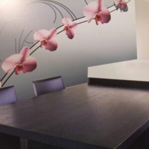 Noordwand fotowand div. Branches takje roze