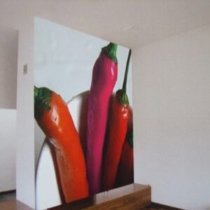 Noordwand fotowand div. Peppers pepers rood