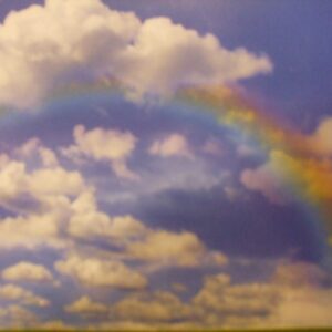 Noordwand fotowand div. Rainbow lucht