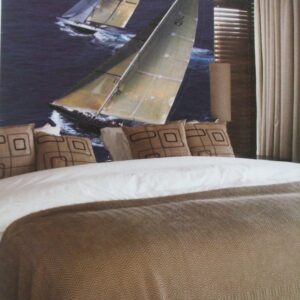 Noordwand fotowand div. Sailing Race blauw